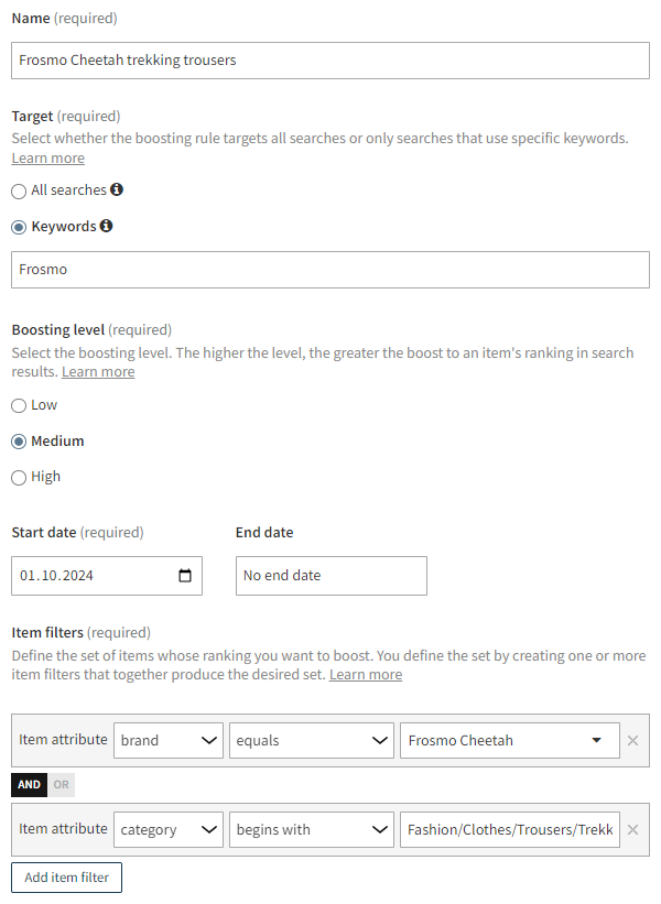 Lift popular products higher up in the search results